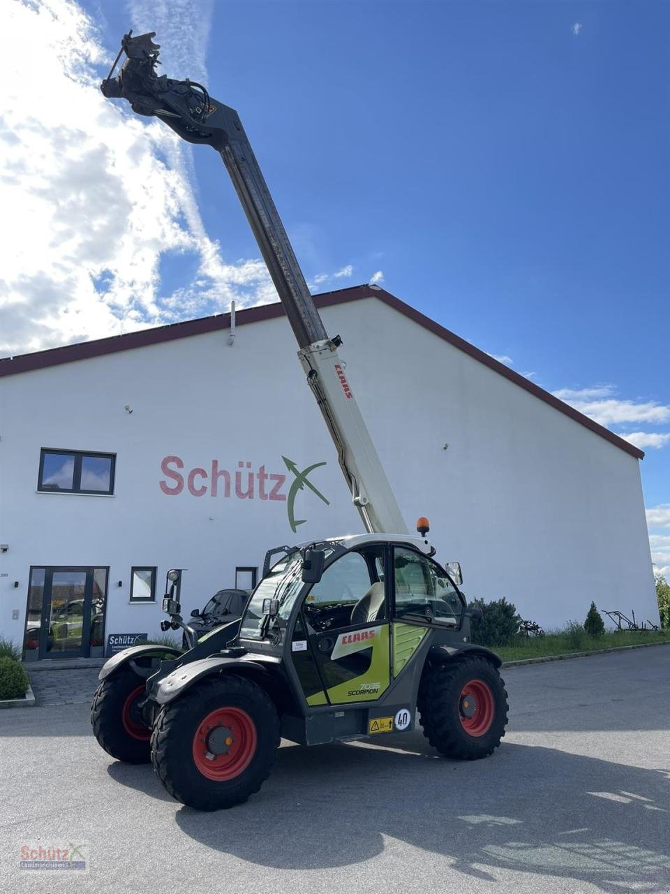 Teleskoplader du type CLAAS Scorpion 7035 Teleskoplader, Gebrauchtmaschine en Schierling (Photo 12)