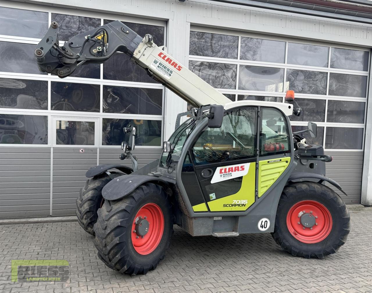 Teleskoplader del tipo CLAAS SCORPION 7035 Varipower, Gebrauchtmaschine en Homberg (Ohm) - Maulbach (Imagen 15)