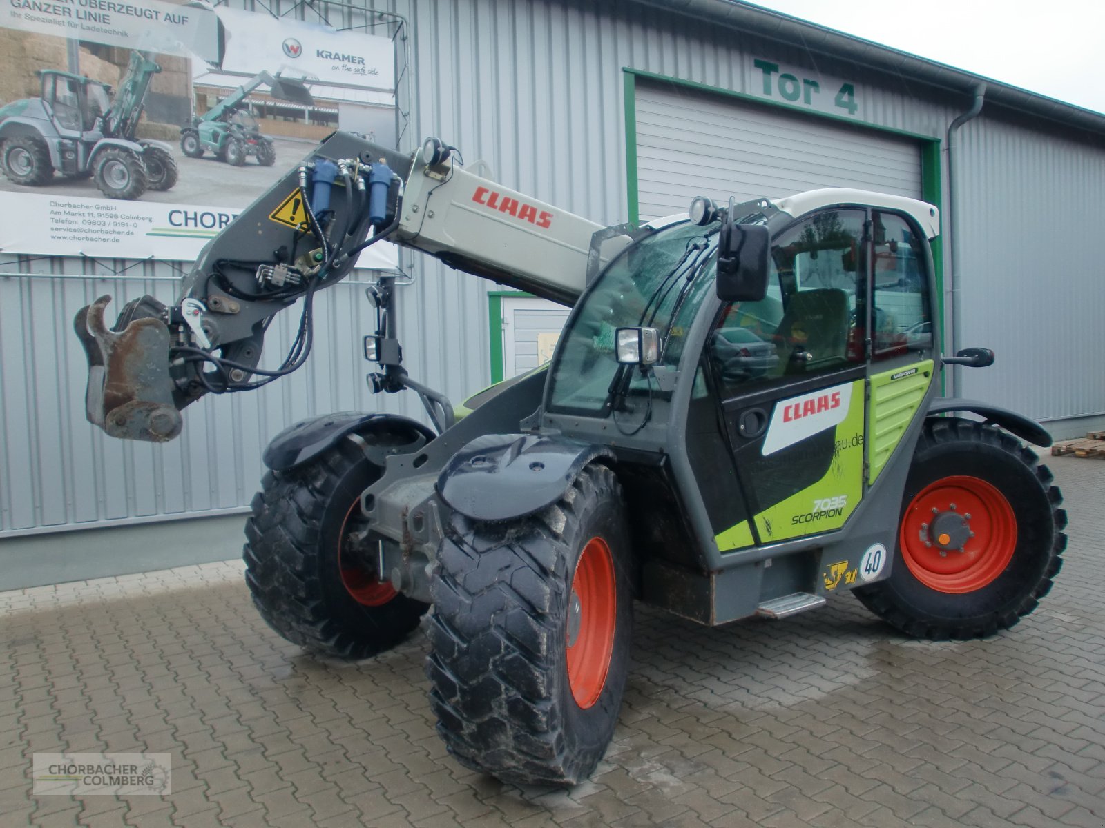 Teleskoplader del tipo CLAAS Scorpion 7035, Gebrauchtmaschine In Colmberg (Immagine 1)