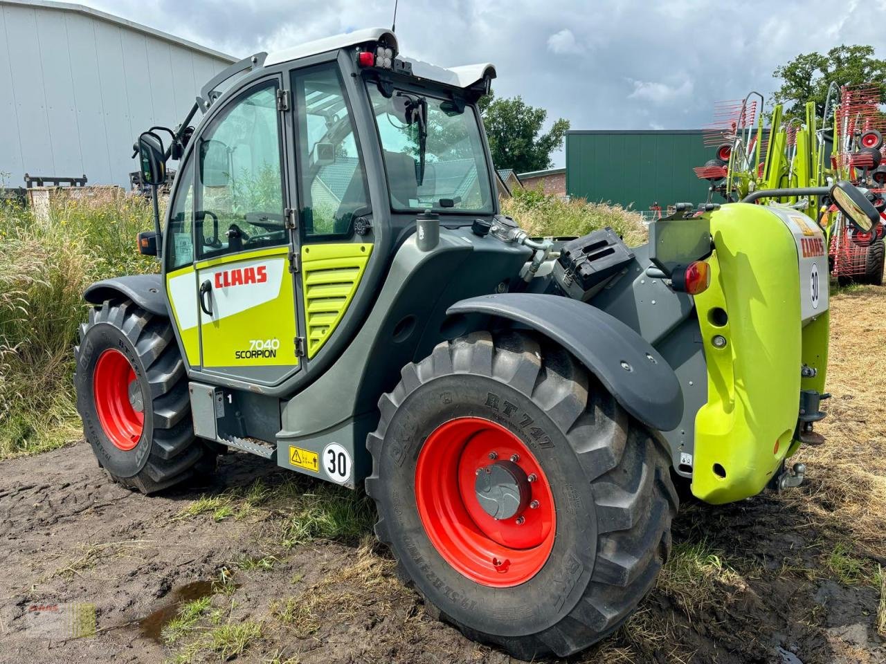 Teleskoplader des Typs CLAAS SCORPION 7040 VARIPOWER, Klima, Druckluft, Gebrauchtmaschine in Westerstede (Bild 5)