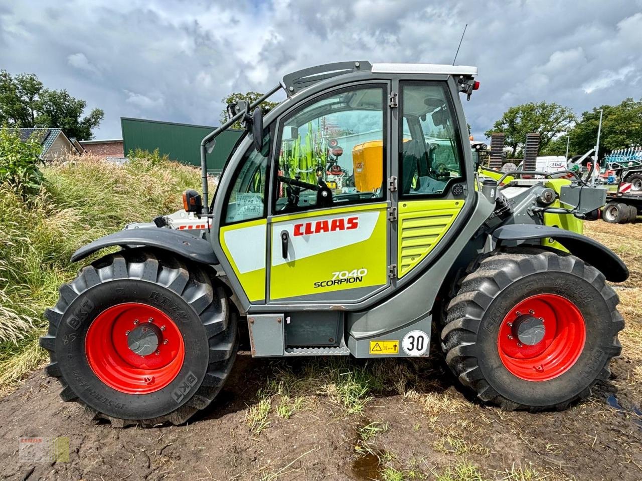 Teleskoplader tip CLAAS SCORPION 7040 VARIPOWER, Klima, Druckluft, Gebrauchtmaschine in Westerstede (Poză 7)