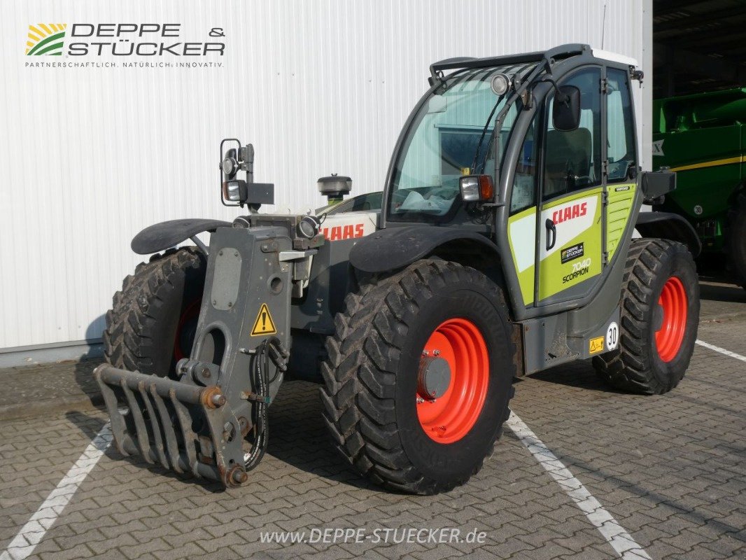 Teleskoplader van het type CLAAS Scorpion 7040, Gebrauchtmaschine in Lauterberg/Barbis (Foto 1)