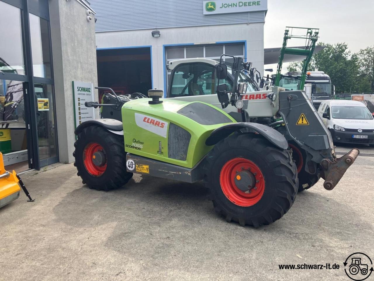 Teleskoplader van het type CLAAS Scorpion 7055, Gebrauchtmaschine in Aspach (Foto 2)