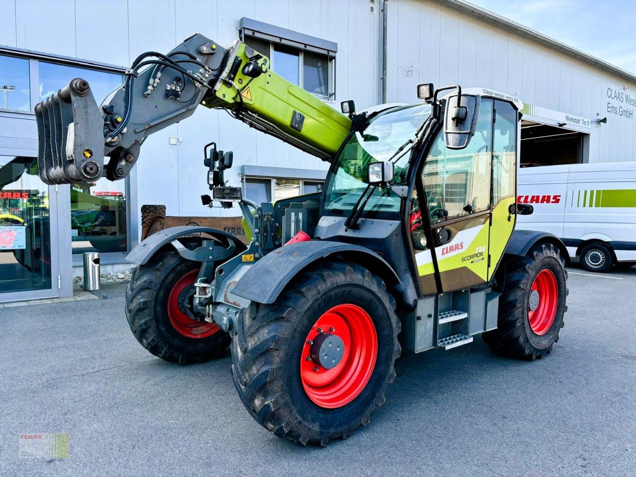 Teleskoplader des Typs CLAAS SCORPION 732 VARIPOWER, 40 km/h, Klima, Zentralschmierung, Gebrauchtmaschine in Molbergen (Bild 1)