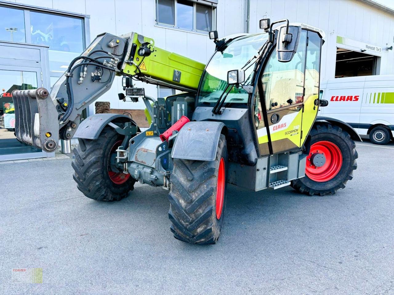 Teleskoplader του τύπου CLAAS SCORPION 732 VARIPOWER, 40 km/h, Klima, Zentralschmierung, Gebrauchtmaschine σε Molbergen (Φωτογραφία 10)