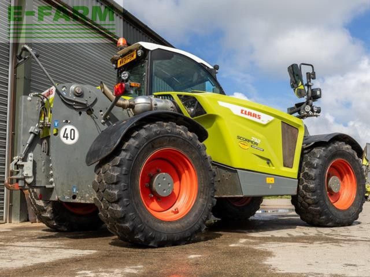 Teleskoplader a típus CLAAS SCORPION 732, Gebrauchtmaschine ekkor: PETERS MARLAND, TORRINGTON (Kép 7)