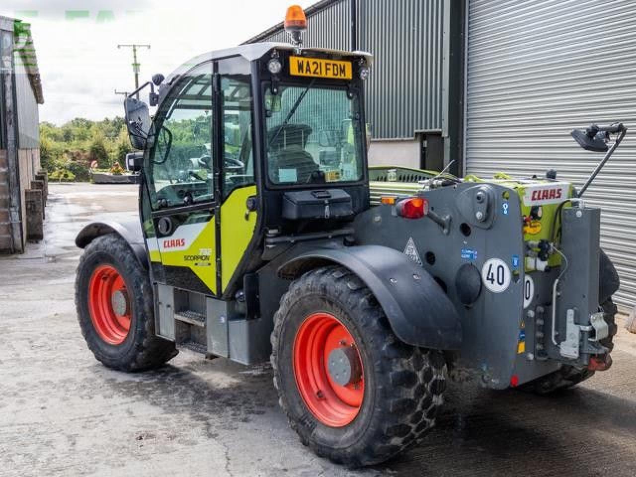 Teleskoplader a típus CLAAS SCORPION 732, Gebrauchtmaschine ekkor: PETERS MARLAND, TORRINGTON (Kép 8)