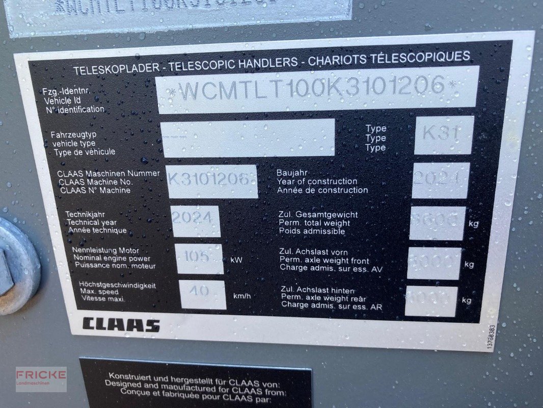 Teleskoplader Türe ait CLAAS Scorpion 732, Neumaschine içinde Bockel - Gyhum (resim 13)