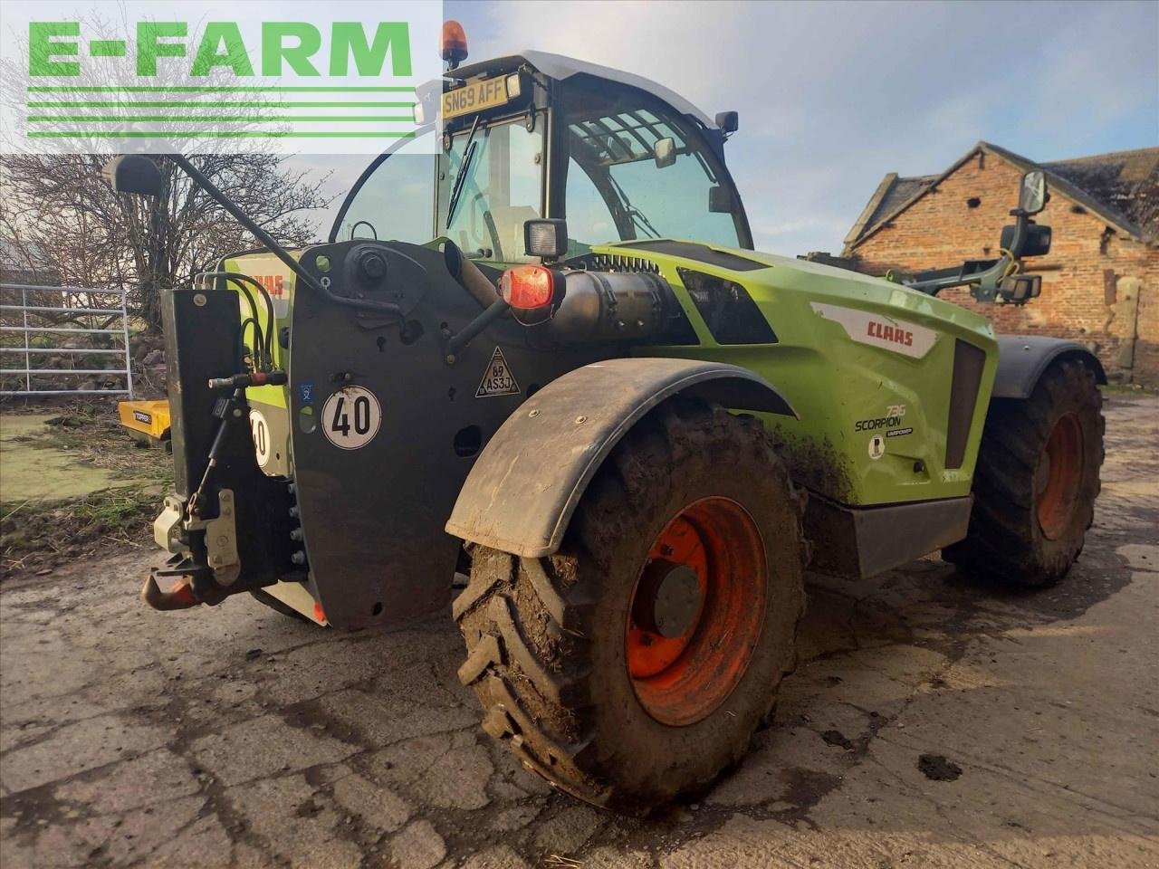 Teleskoplader tipa CLAAS SCORPION 736, Gebrauchtmaschine u CORNHILL-ON-TWEED (Slika 3)