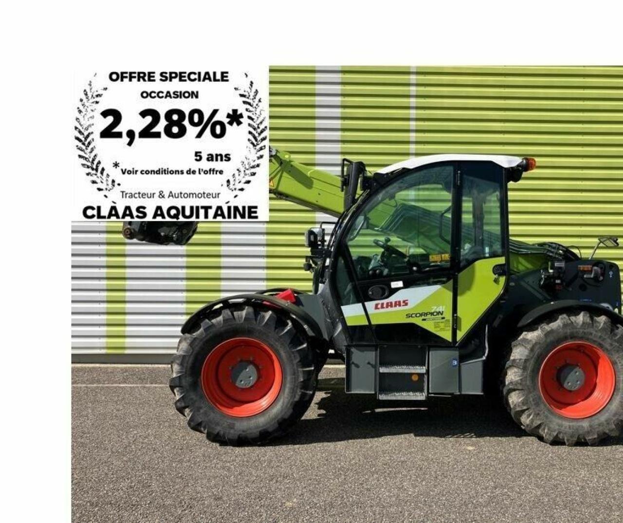 Teleskoplader typu CLAAS scorpion 741 trend (k33/300), Gebrauchtmaschine w AILLAS (33 - GIRONDE) (Zdjęcie 1)