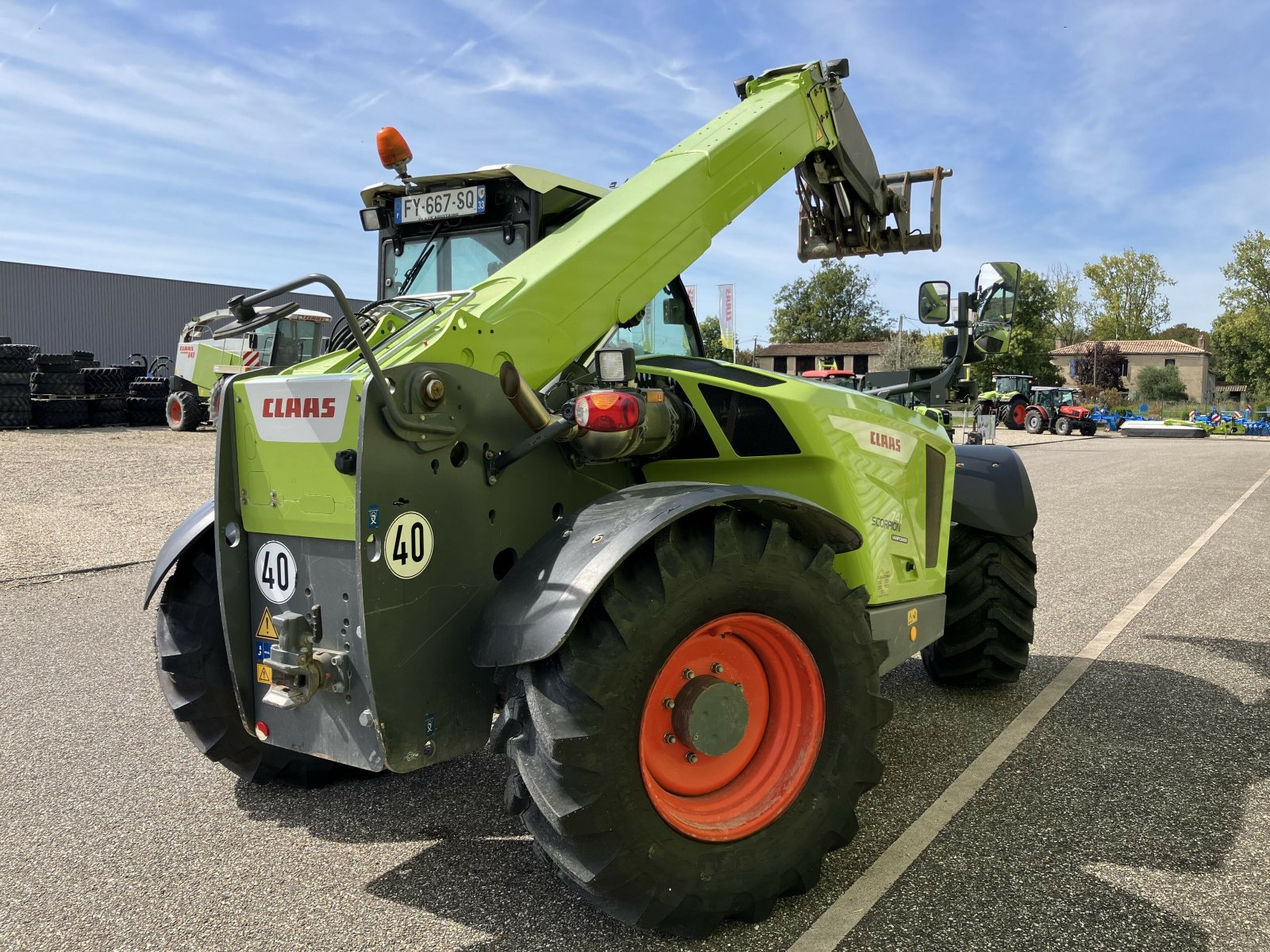 Teleskoplader del tipo CLAAS SCORPION 741 VP, Gebrauchtmaschine en ailias (Imagen 3)