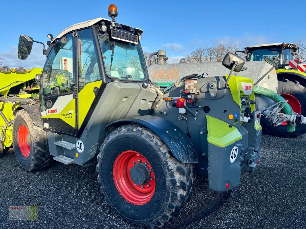 Teleskoplader typu CLAAS SCORPION 746 VARIPOWER, Druckluft, 40 kmh, 522 h !, Gebrauchtmaschine w Neerstedt (Zdjęcie 4)