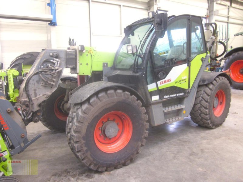 Teleskoplader Türe ait CLAAS SCORPION 746 VARIPOWER, Klima, 40 km/h, 500er Räde, Gebrauchtmaschine içinde Ankum (resim 1)