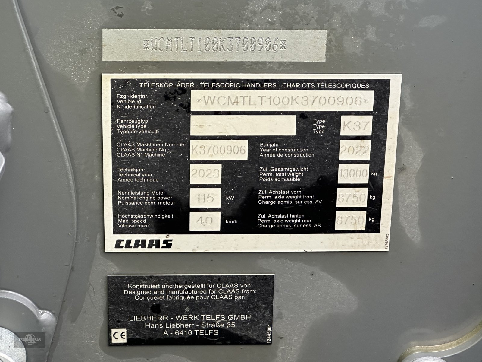 Teleskoplader des Typs CLAAS Scorpion 756 VP wie neu! CLAAS Garantie bis 2026, Gebrauchtmaschine in Rankweil (Bild 22)