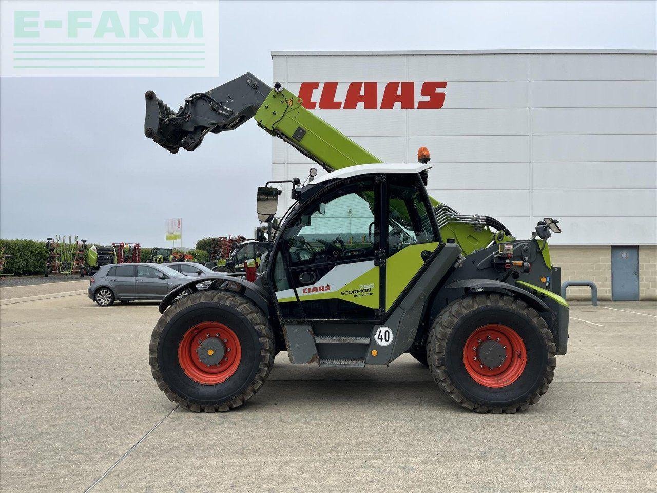 Teleskoplader del tipo CLAAS SCORPION 756, Gebrauchtmaschine en SUFFOLK (Imagen 9)