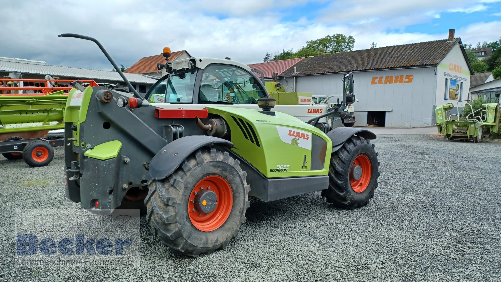 Teleskoplader Türe ait CLAAS Scorpion 9055 VariPower, Gebrauchtmaschine içinde Weimar-Niederwalgern (resim 3)