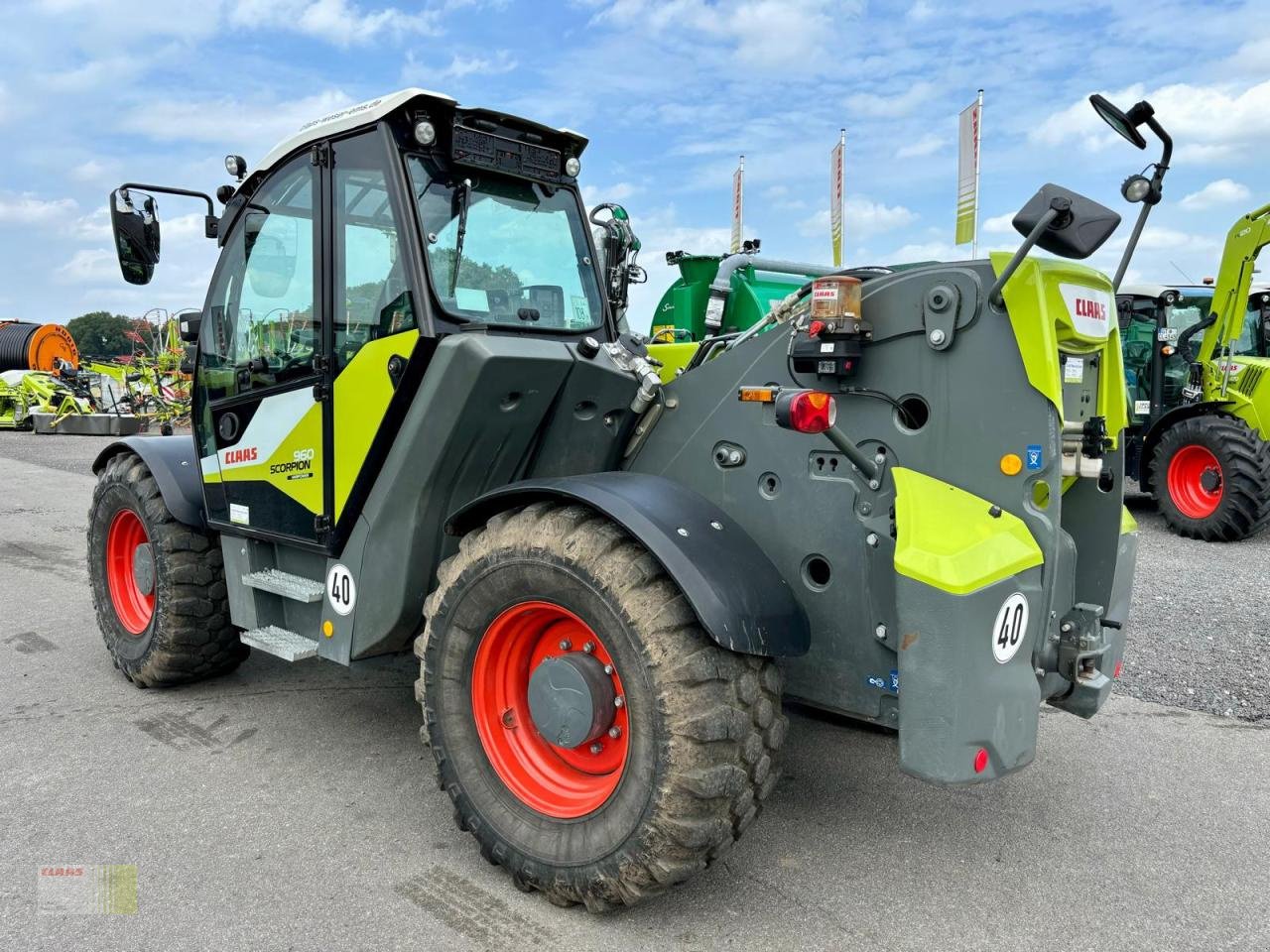 Teleskoplader des Typs CLAAS SCORPION 960 VARIPOWER PLUS, Klima, 40 km/h, Zentralschmierung, nur 985 h !, Gebrauchtmaschine in Molbergen (Bild 3)