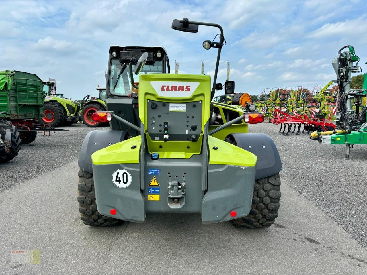 Teleskoplader des Typs CLAAS SCORPION 960 VARIPOWER PLUS, Klima, 40 km/h, Zentralschmierung, nur 985 h !, Gebrauchtmaschine in Molbergen (Bild 4)