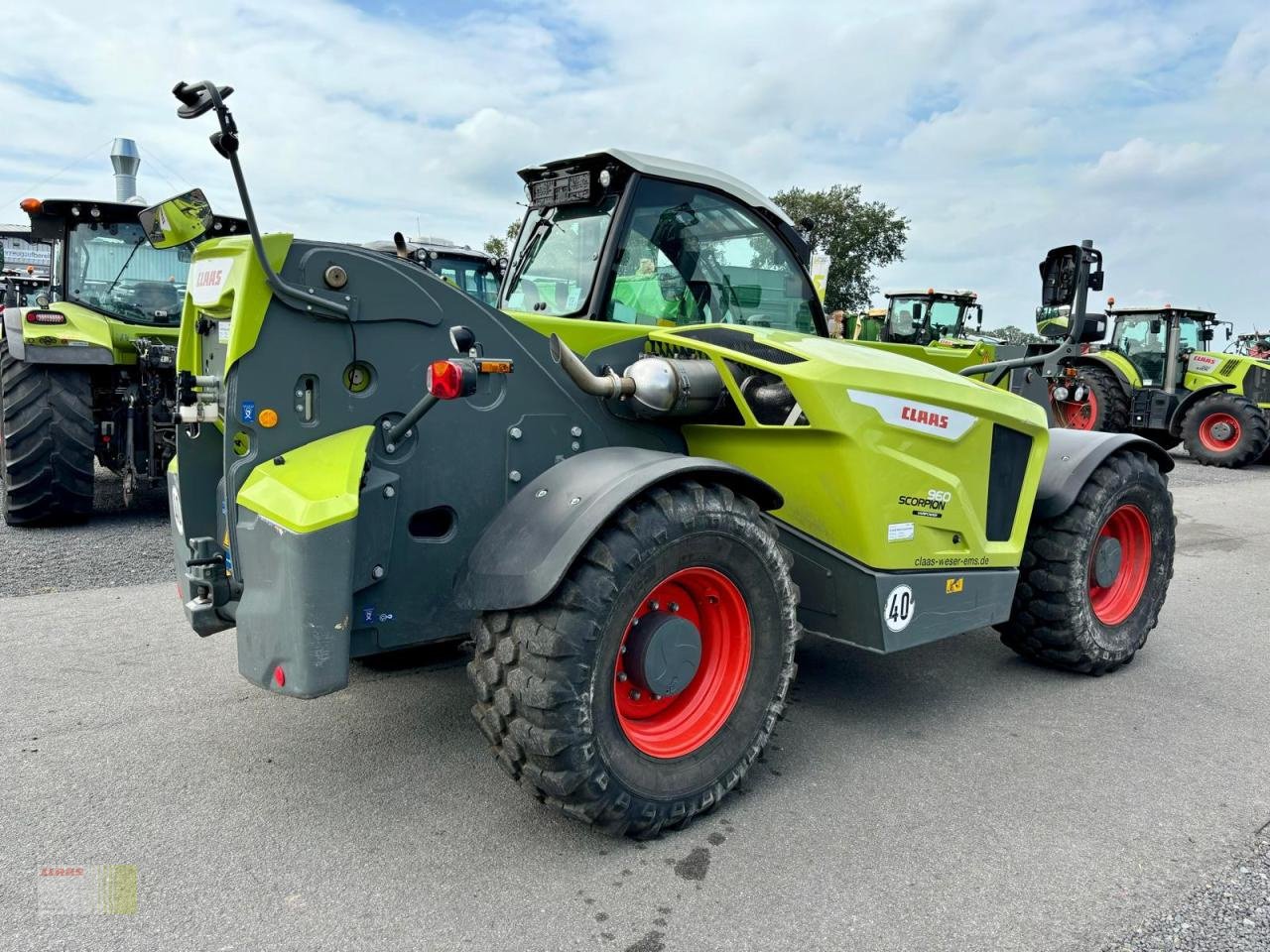 Teleskoplader tip CLAAS SCORPION 960 VARIPOWER PLUS, Klima, 40 km/h, Zentralschmierung, nur 985 h !, Gebrauchtmaschine in Molbergen (Poză 5)