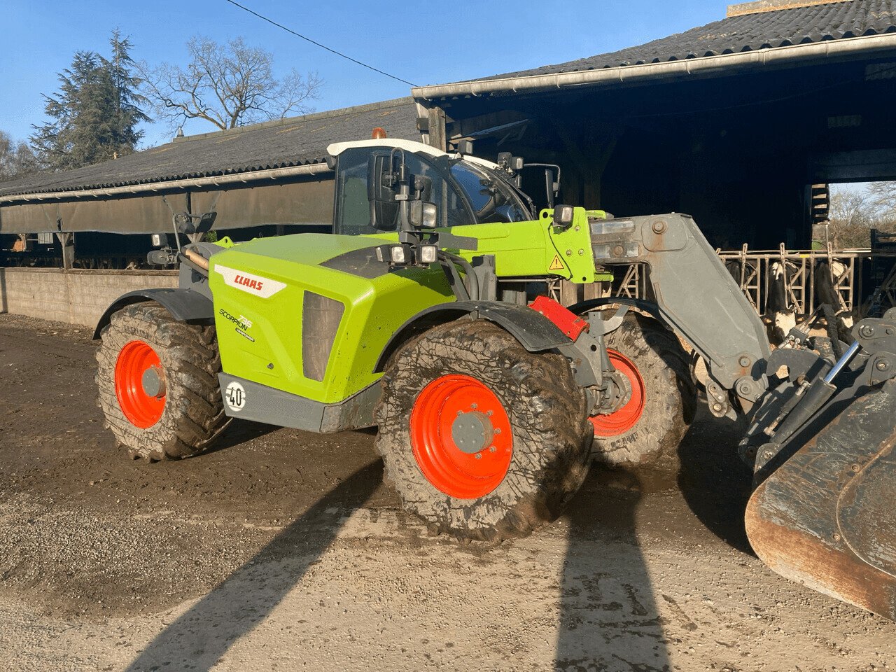 Teleskoplader des Typs CLAAS TELESCOPIQUE SCORPION 736, Gebrauchtmaschine in PONTIVY (Bild 1)