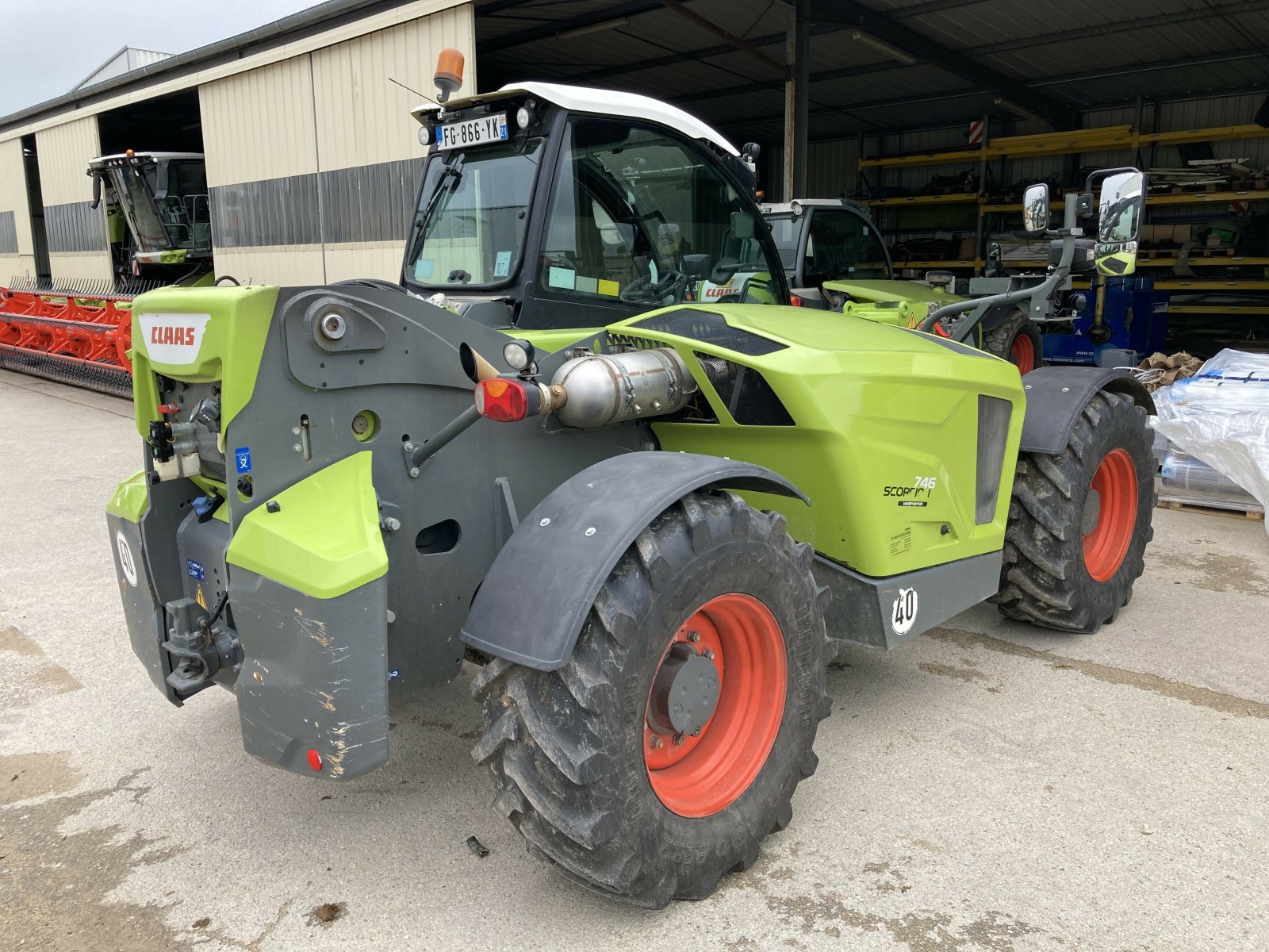 Teleskoplader del tipo CLAAS TELESCOPIQUE, Gebrauchtmaschine en LAIGNES (Imagen 3)