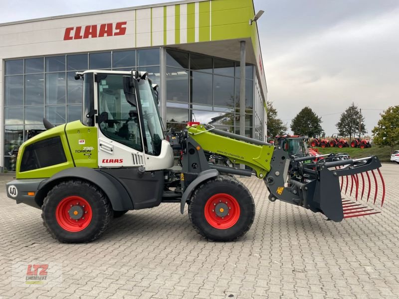 Teleskoplader del tipo CLAAS TORION 738 T SINUS RADLADER, Neumaschine en Hartmannsdorf (Imagen 2)