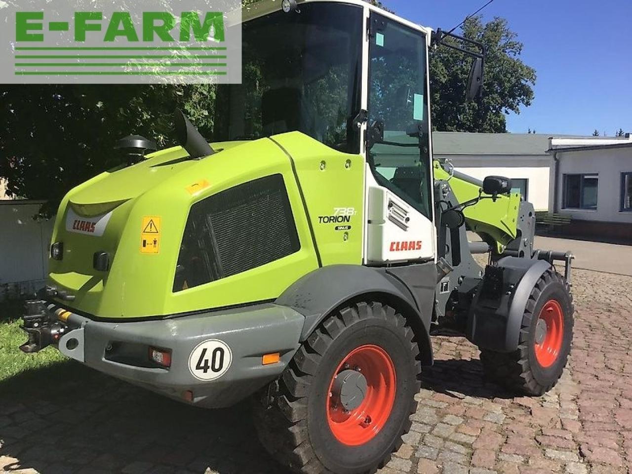 Teleskoplader des Typs CLAAS torion 738 t sinus, Gebrauchtmaschine in NEUENDORF AM SPECK (Bild 6)