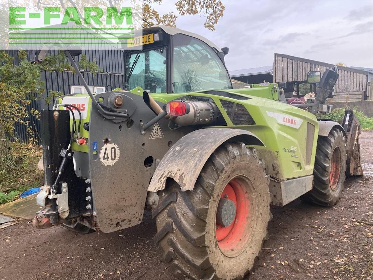 Teleskoplader of the type CLAAS USED 2019 SCORPION 635, Gebrauchtmaschine in HARVINGTON, EVESHAM (Picture 8)