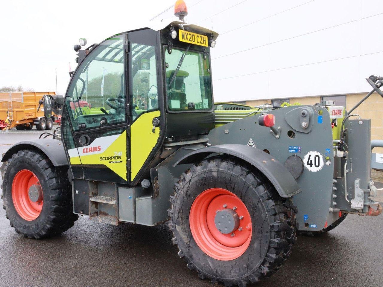 Teleskoplader del tipo CLAAS USED 2019 SCORPION 741, Gebrauchtmaschine en CIRENCESTER (Imagen 8)