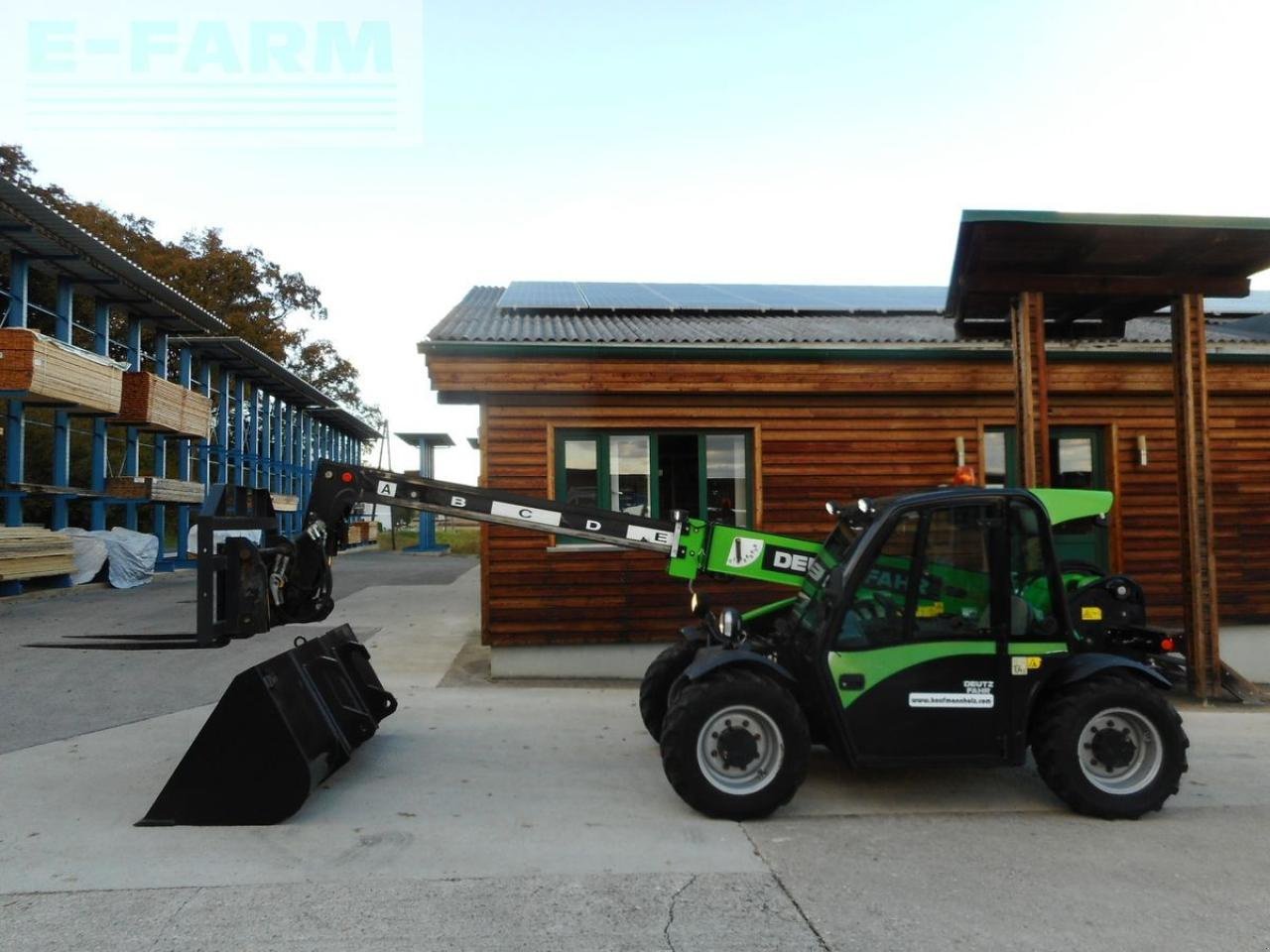 Teleskoplader van het type Deutz-Fahr 25.5 agrovector ( schaufel + gabel neu ) nur 1,8, Gebrauchtmaschine in ST. NIKOLAI/DR. (Foto 18)