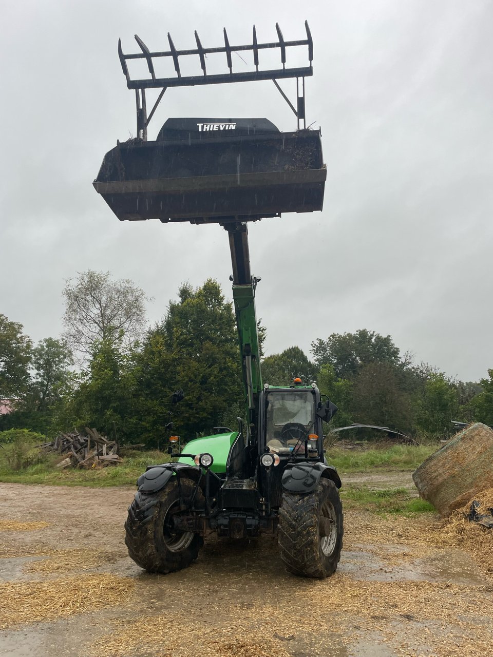 Teleskoplader van het type Deutz-Fahr AGROVECTOR 37.7, Gebrauchtmaschine in Chauvoncourt (Foto 3)