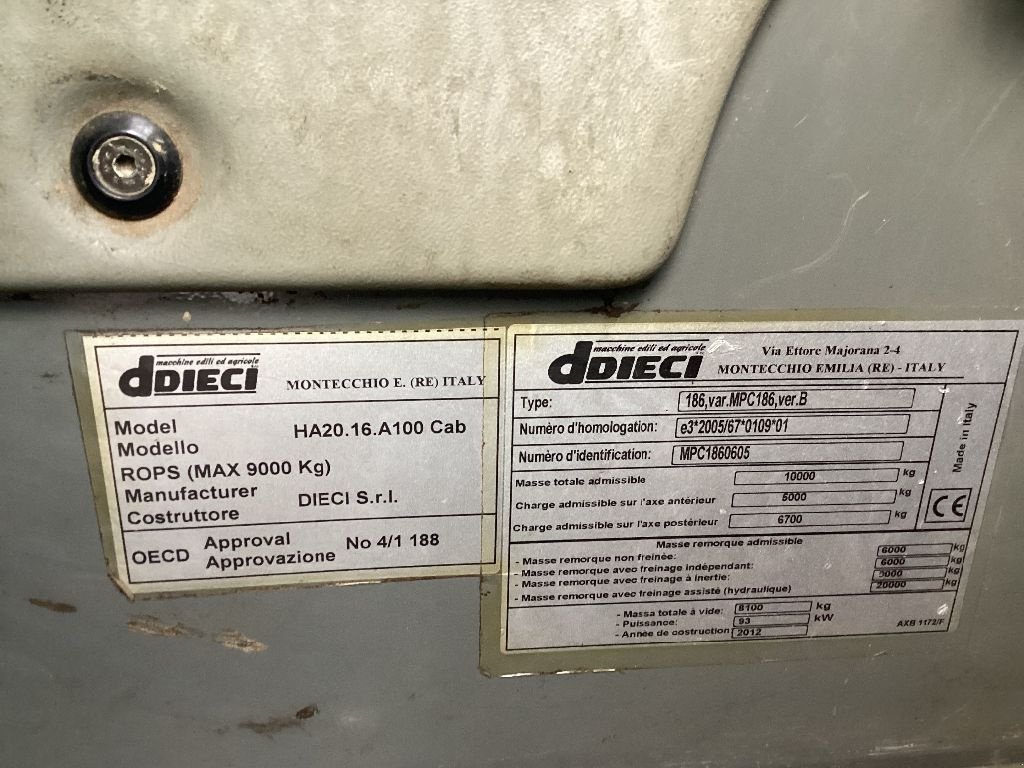 Teleskoplader του τύπου DIECI 40.7 H PS, Gebrauchtmaschine σε AUMONT AUBRAC (Φωτογραφία 10)