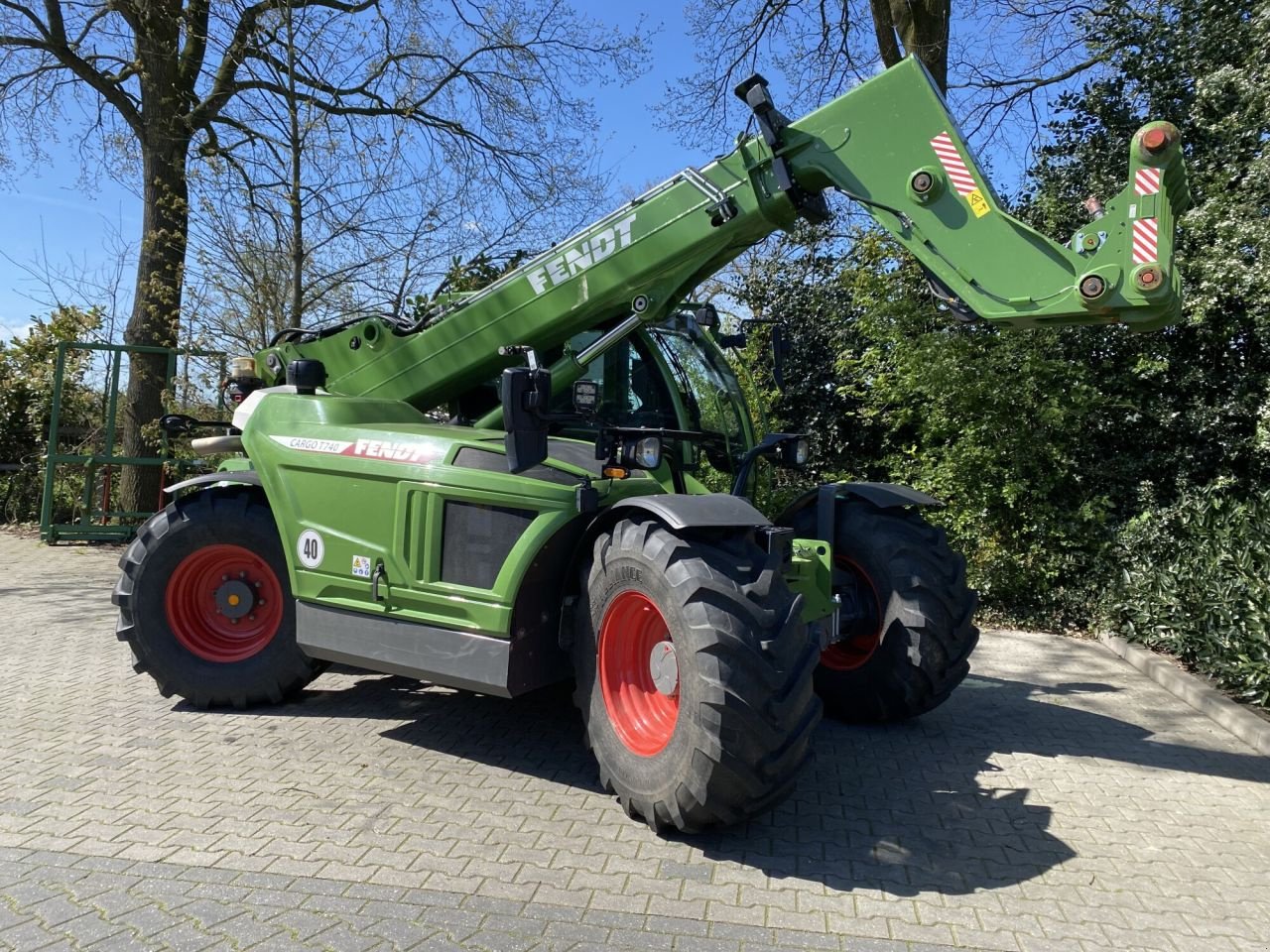 Teleskoplader van het type Fendt Cargo T740, Gebrauchtmaschine in Achterveld (Foto 4)