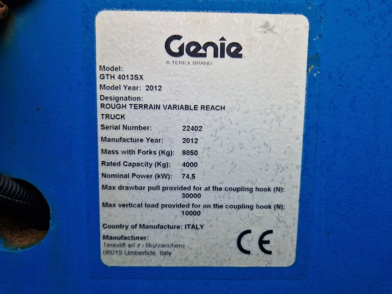 Teleskoplader του τύπου Genie 4013 SX, Gebrauchtmaschine σε Ederveen (Φωτογραφία 11)