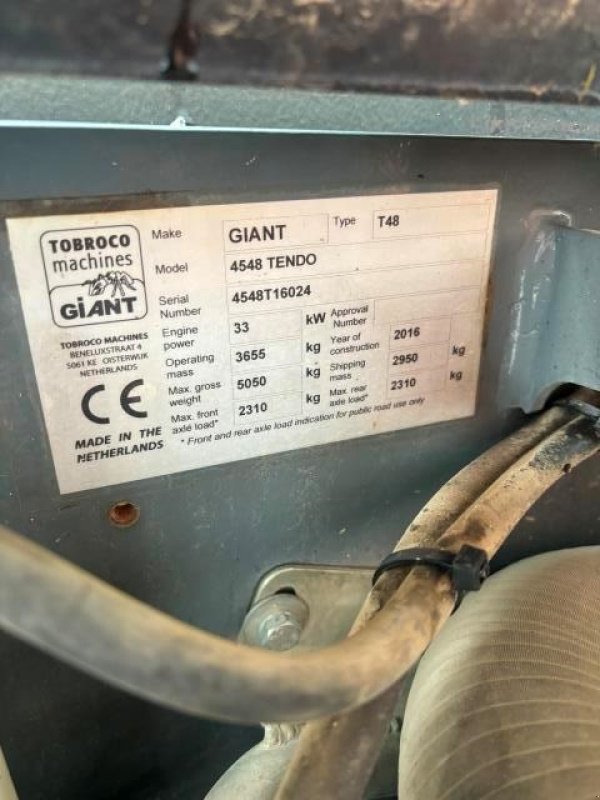 Teleskoplader du type GiANT TENDO, Gebrauchtmaschine en Rødding (Photo 8)