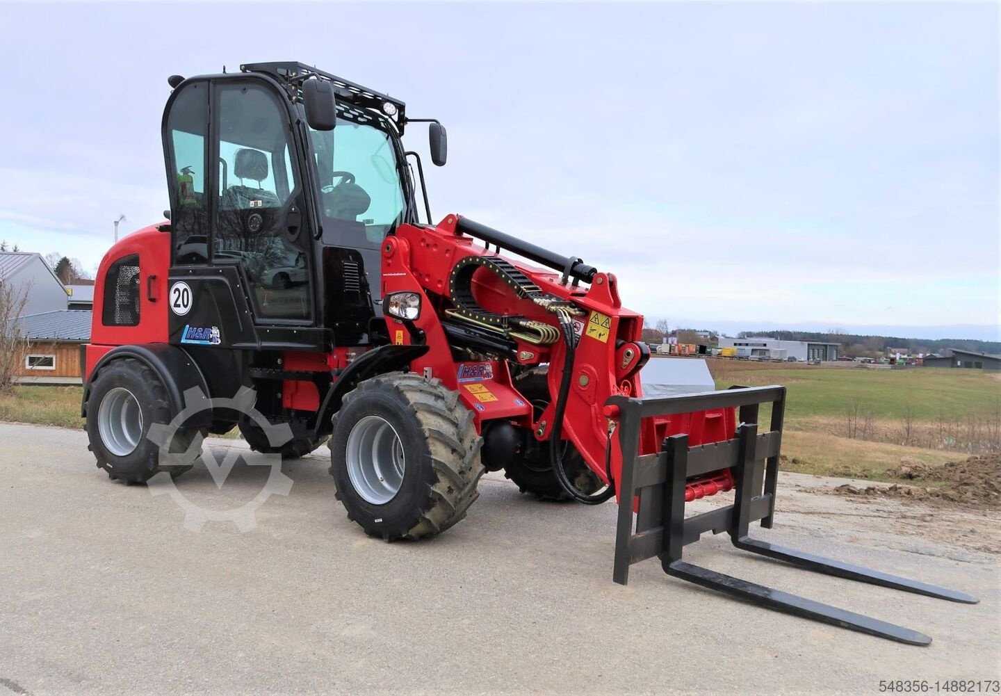 Teleskoplader des Typs H&R 2512T Teleskoplader Radlader, Neumaschine in Falkenberg (Bild 1)