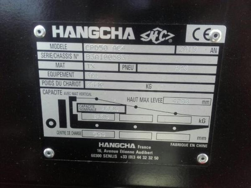 Teleskoplader типа Hangcha A4W50-E, Gebrauchtmaschine в senlis (Фотография 10)