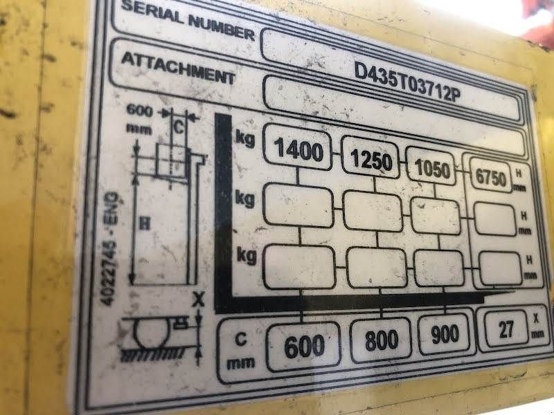 Teleskoplader del tipo Hyster R1.4, Gebrauchtmaschine en Aalst (Imagen 9)