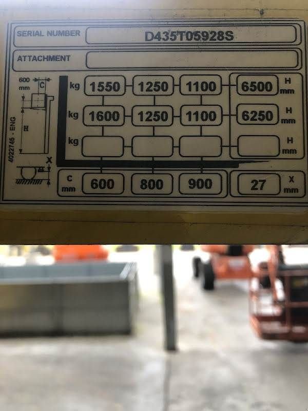 Teleskoplader Türe ait Hyster R1.6, Gebrauchtmaschine içinde Aalst (resim 9)