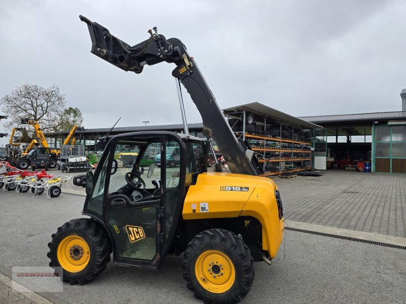 Teleskoplader Türe ait JCB 515-40 TOP mit Euroaufnahme 1.500 Kg -4m Hub, Gebrauchtmaschine içinde Tarsdorf (resim 1)