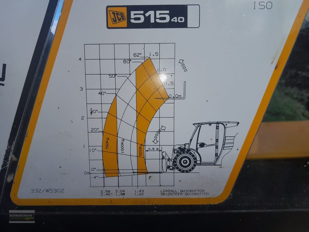 Teleskoplader des Typs JCB 515-40, Gebrauchtmaschine in Aurolzmünster (Bild 23)