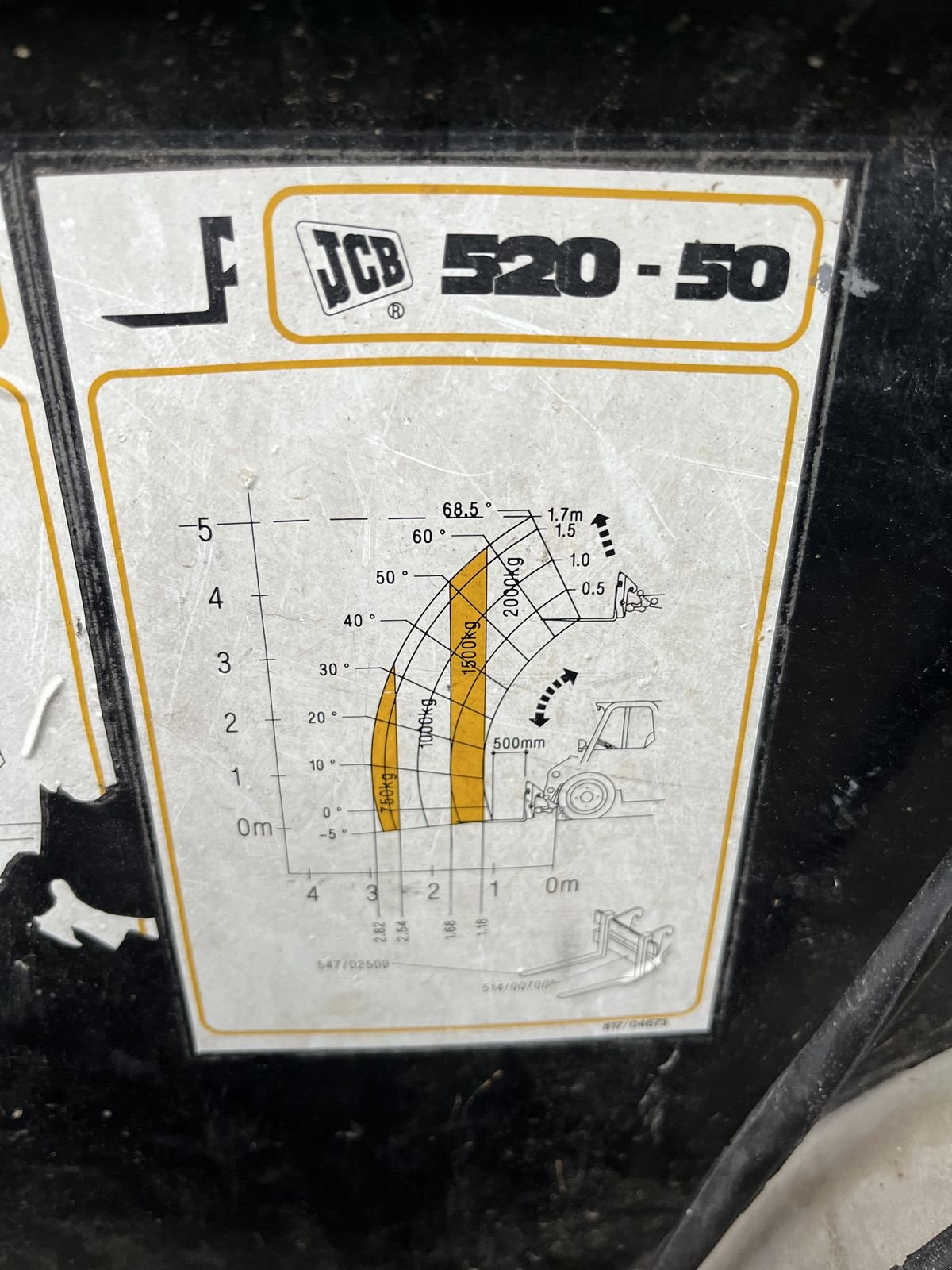 Teleskoplader des Typs JCB 520-50, Gebrauchtmaschine in Bad Leonfelden (Bild 10)