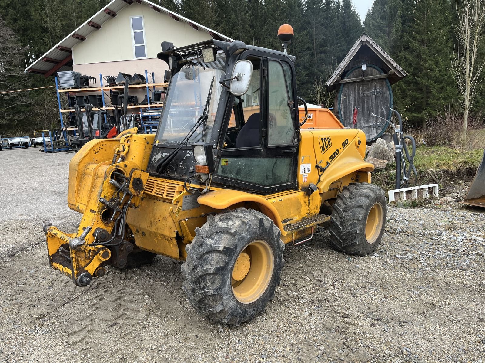 Teleskoplader des Typs JCB 520-50, Gebrauchtmaschine in Bad Leonfelden (Bild 1)