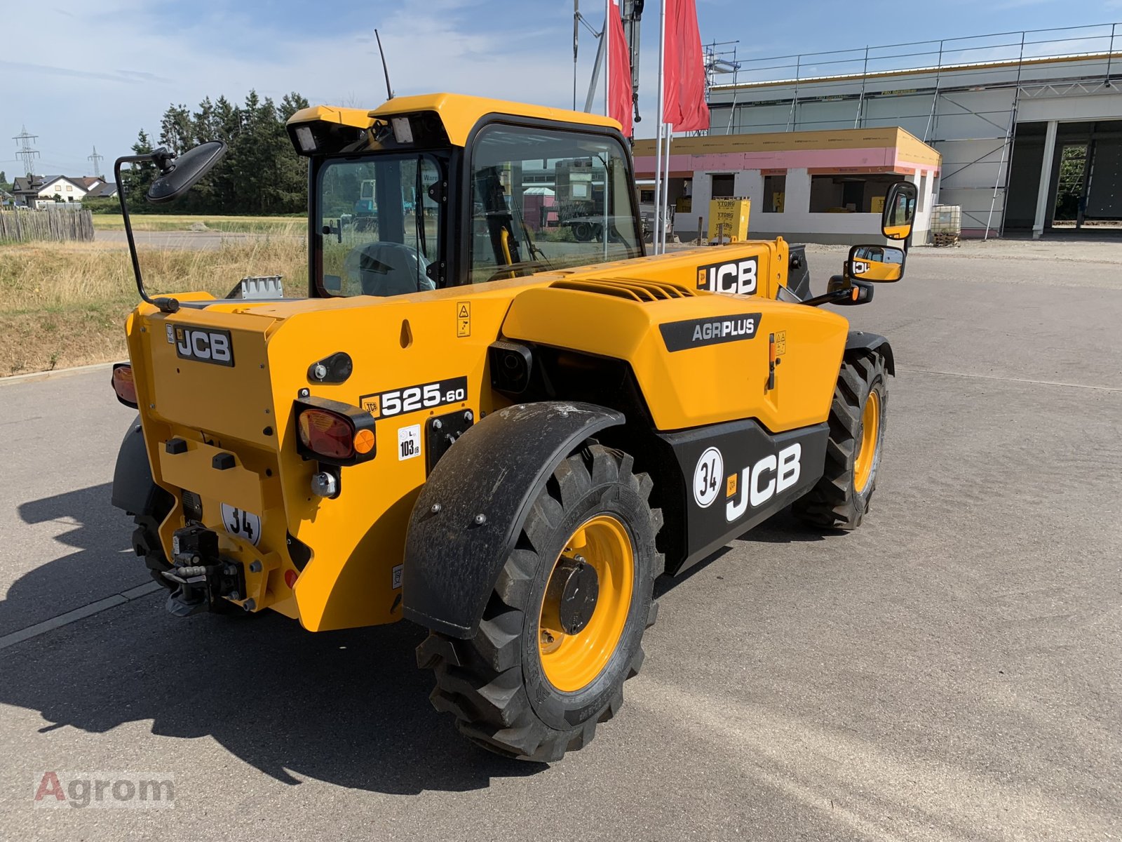 Teleskoplader Türe ait JCB 525-60 Agri Plus, Neumaschine içinde Meißenheim-Kürzell (resim 5)