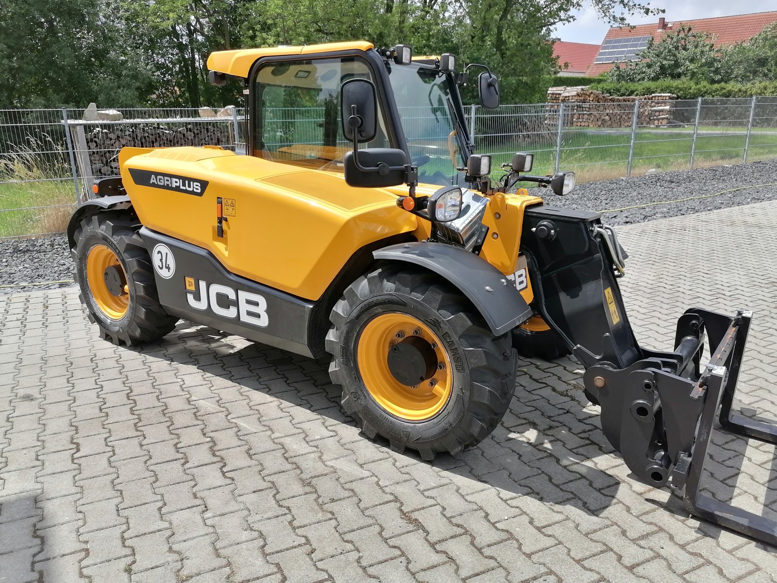 Teleskoplader van het type JCB 525-60 Agri Plus, Gebrauchtmaschine in Roudnice nad Labem (Foto 2)