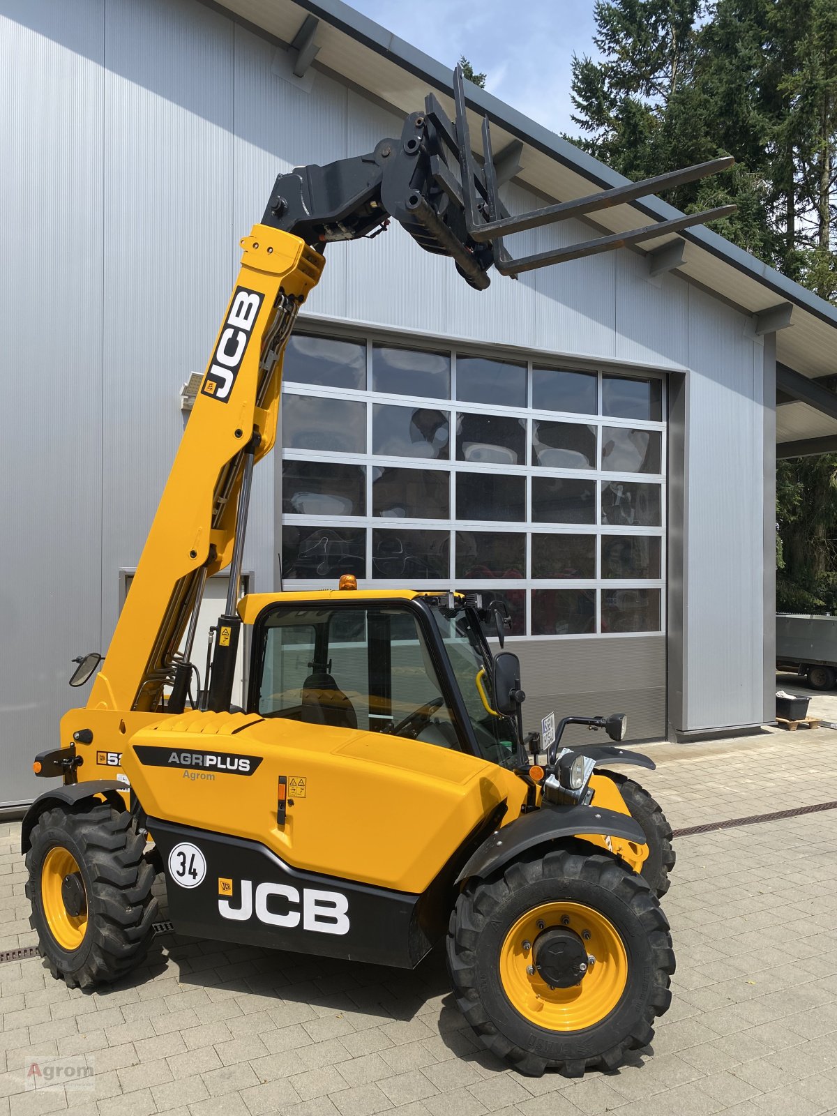 Teleskoplader typu JCB 525-60 Agri Plus, Gebrauchtmaschine w Riedhausen (Zdjęcie 9)