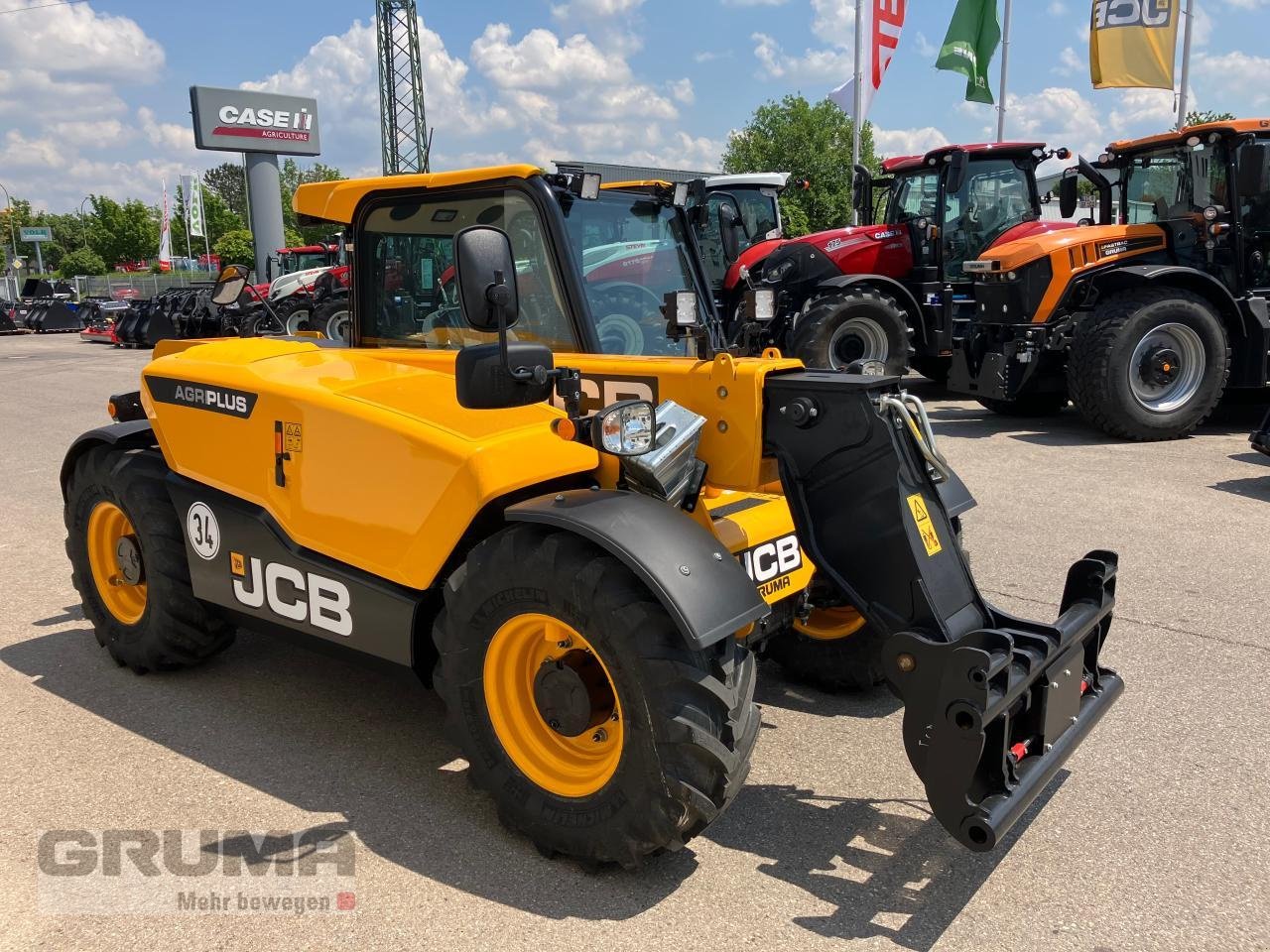 Teleskoplader Türe ait JCB 525-60 AGRI PLUS, Neumaschine içinde Friedberg-Derching (resim 3)