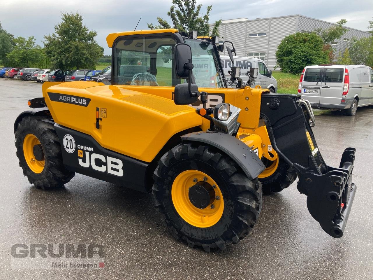 Teleskoplader del tipo JCB 525-60 AGRI PLUS, Neumaschine en Friedberg-Derching (Imagen 2)