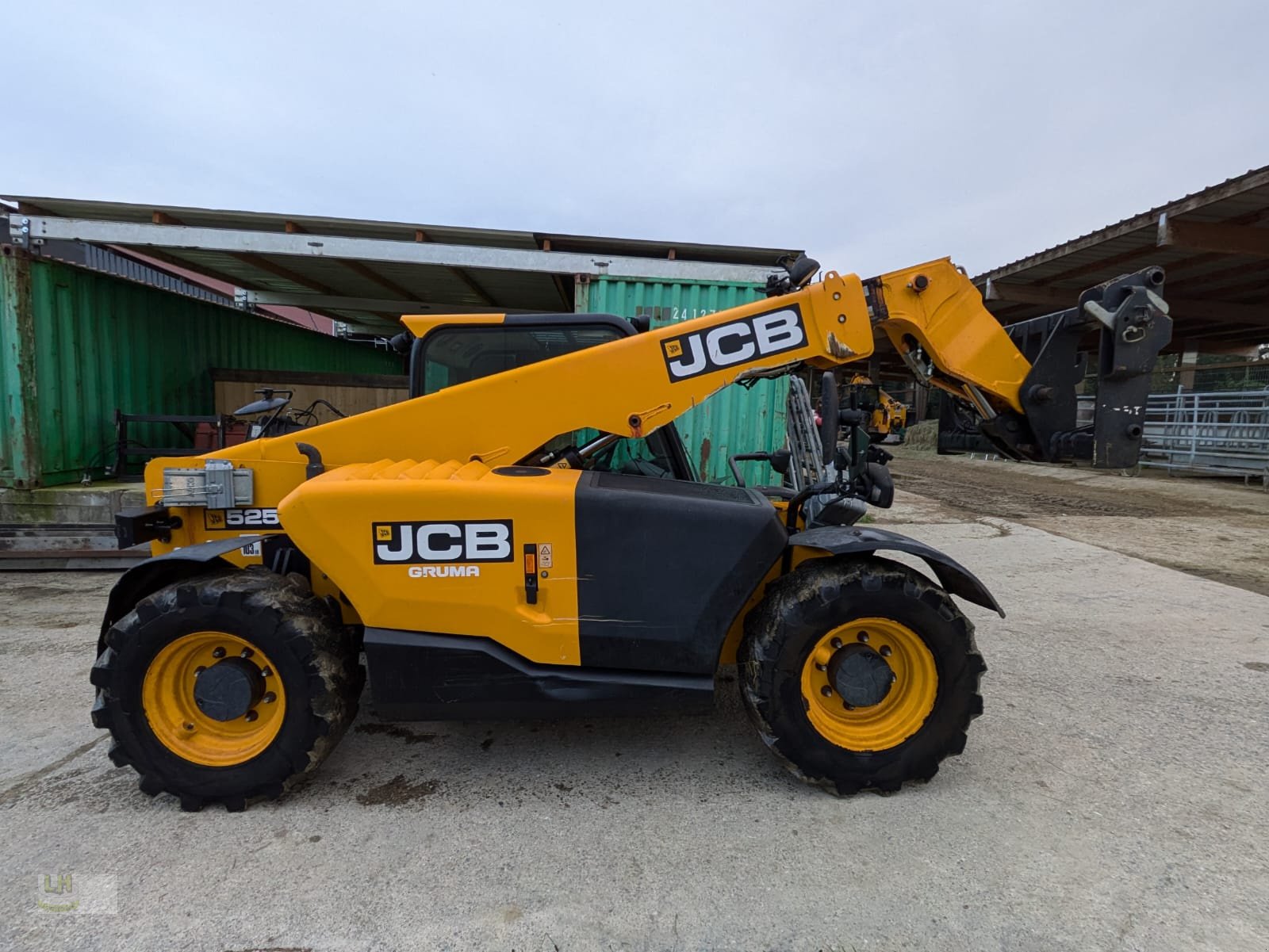 Teleskoplader a típus JCB 525-60 Agri Plus, Gebrauchtmaschine ekkor: Aresing (Kép 1)