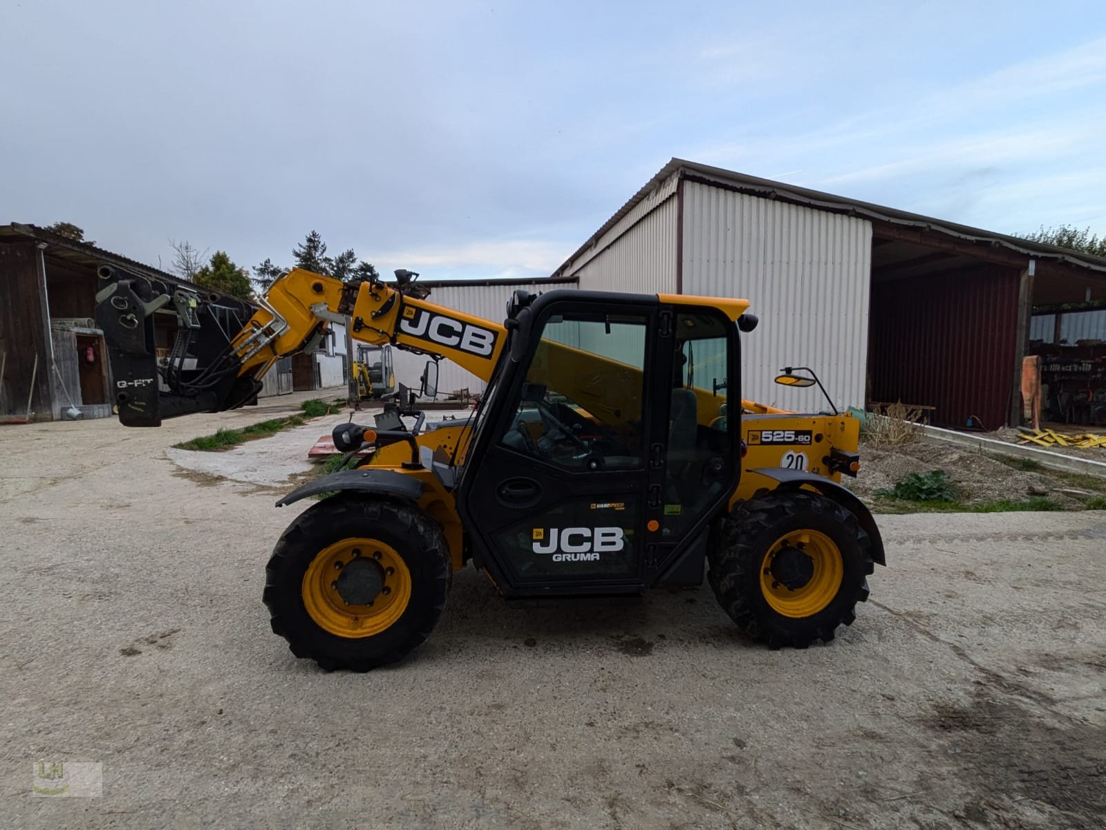 Teleskoplader a típus JCB 525-60 Agri Plus, Gebrauchtmaschine ekkor: Aresing (Kép 2)